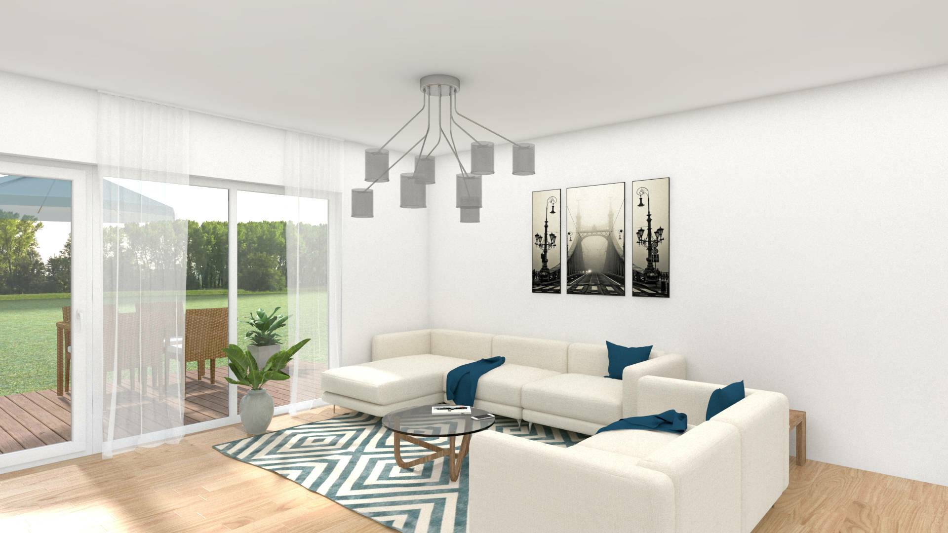 Lerchenau DHH Wohnzimmer