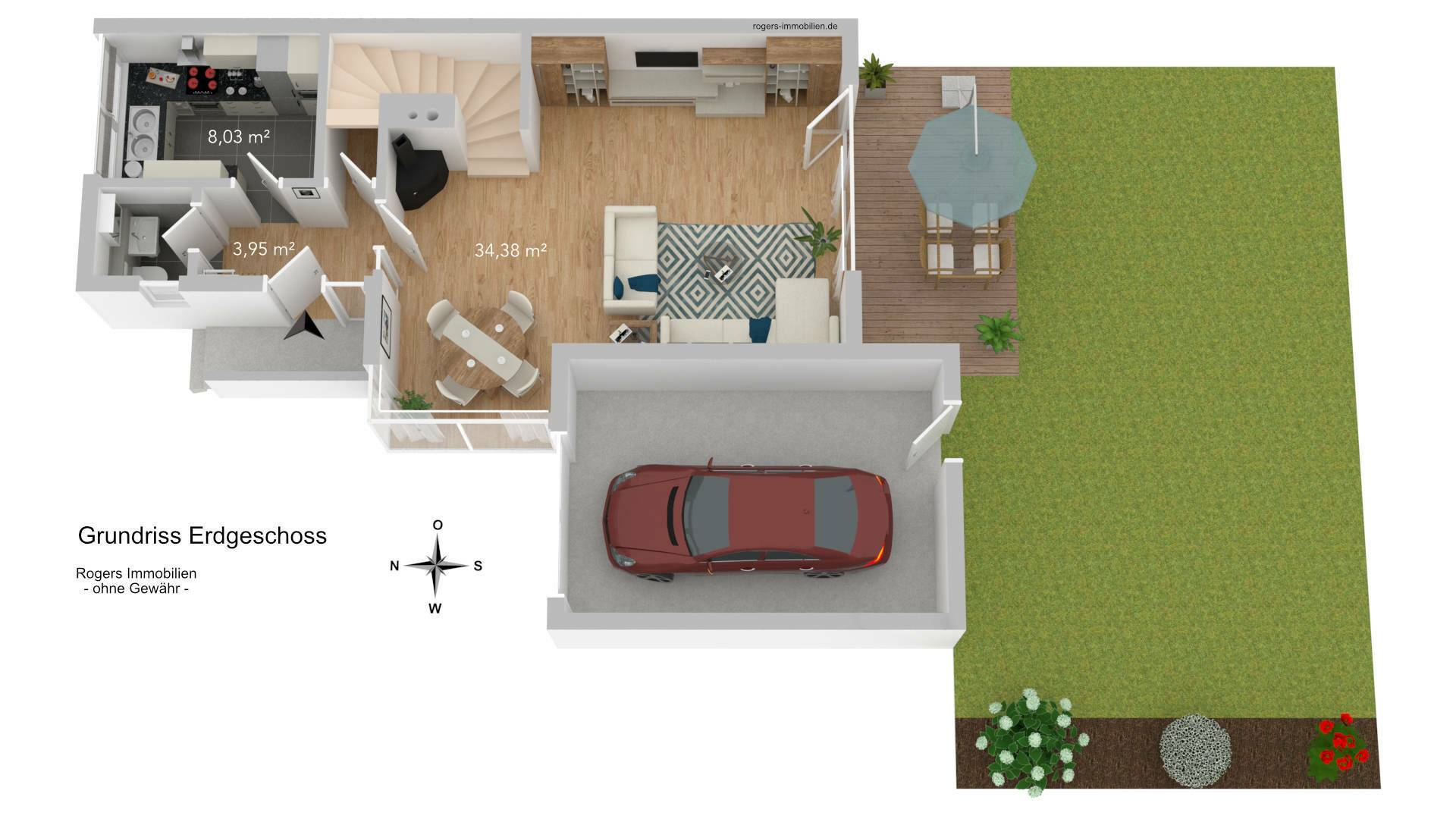 Lerchenau Haus Grundriss EG