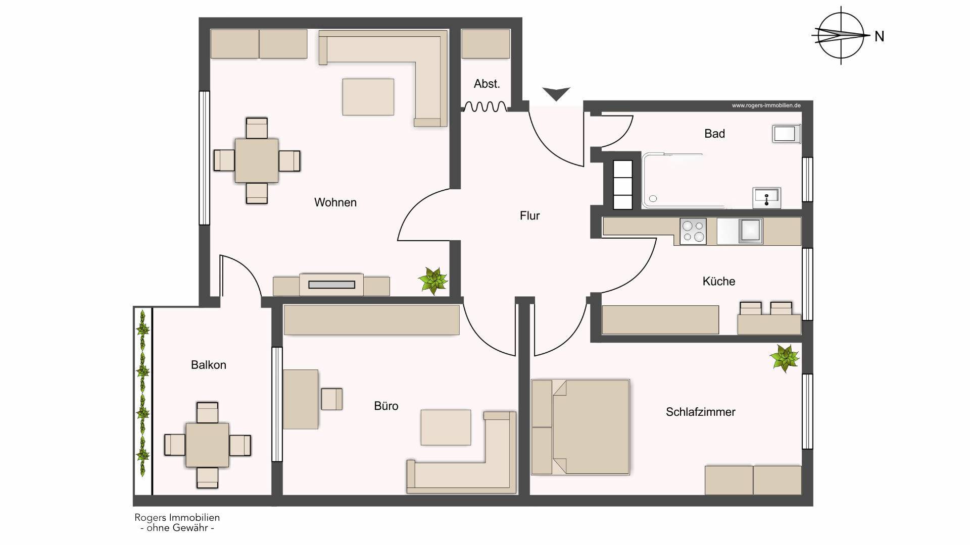 Untermenzing Wohnung Grundriss