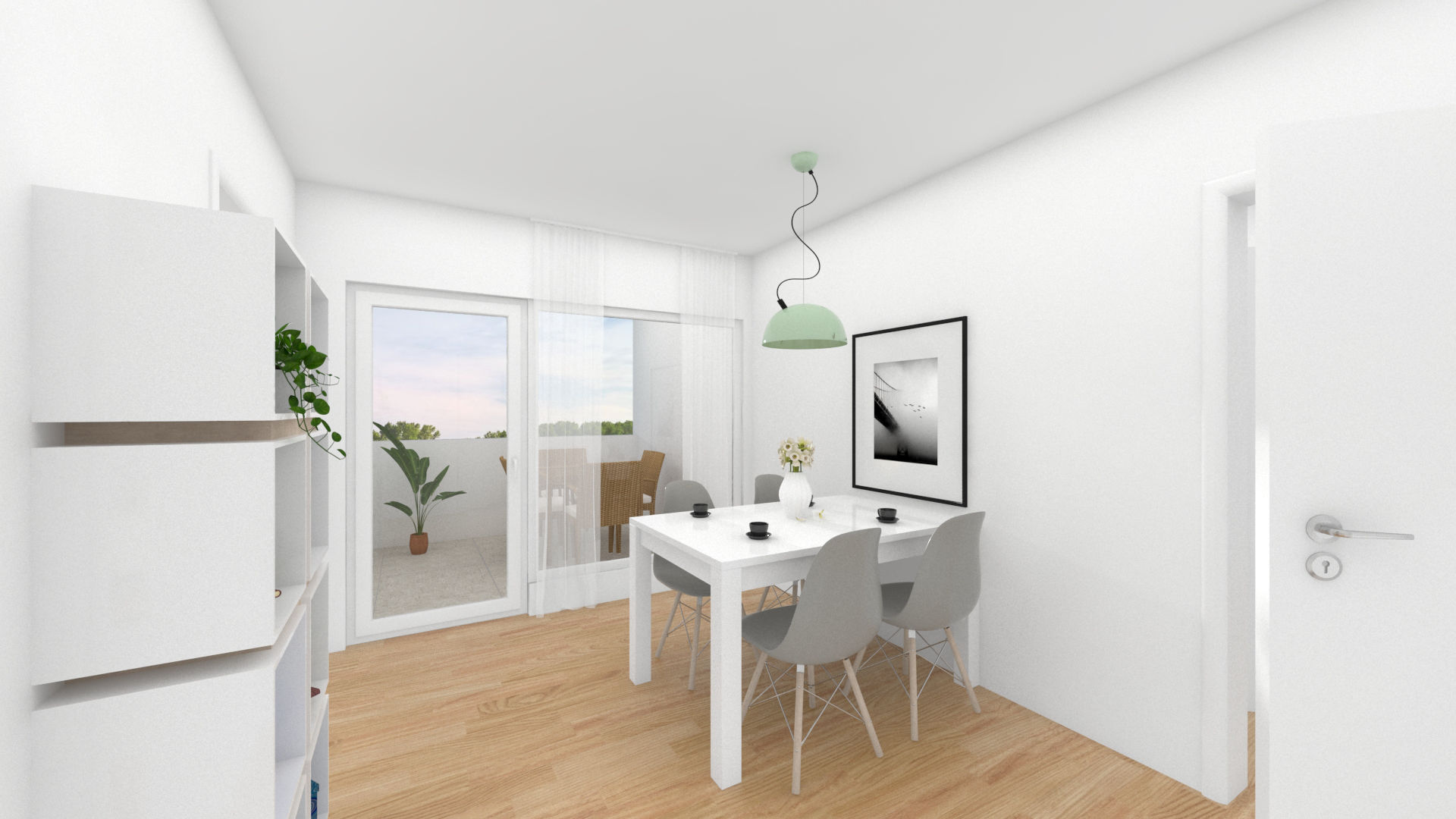 Hadern Wohnung Staging Essdiele
