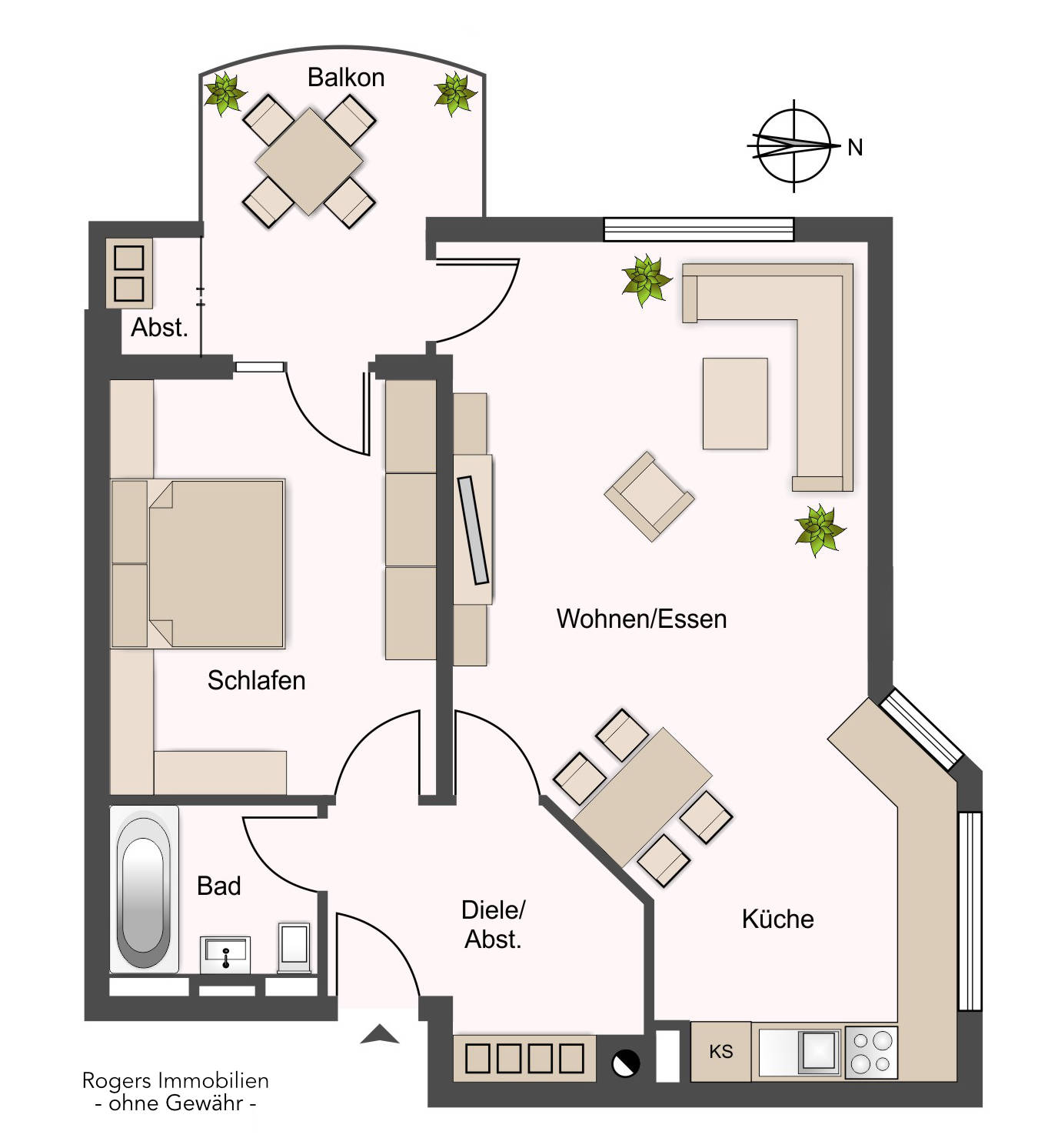 Schwabing Wohnung Grundriss