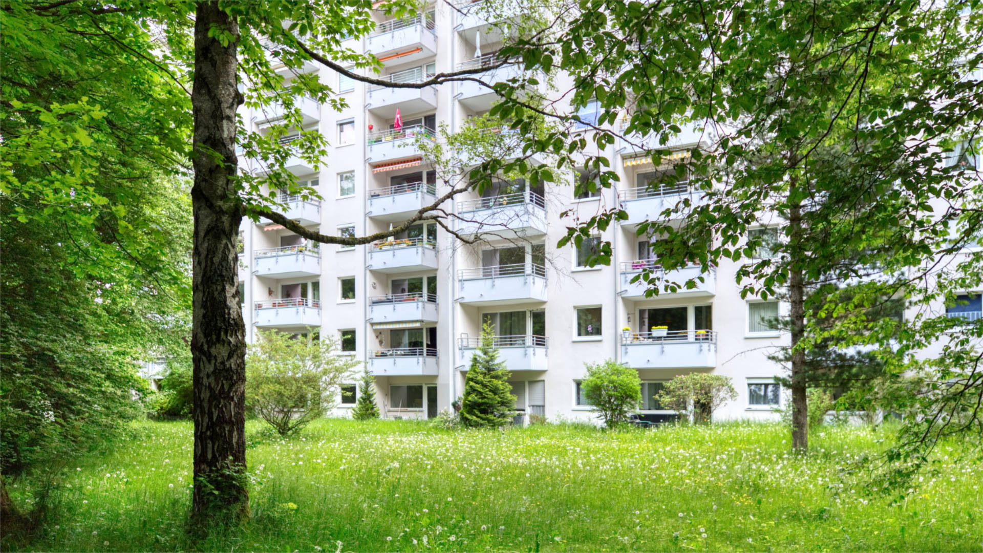 München Fürstenried West Wohnung Hausansicht