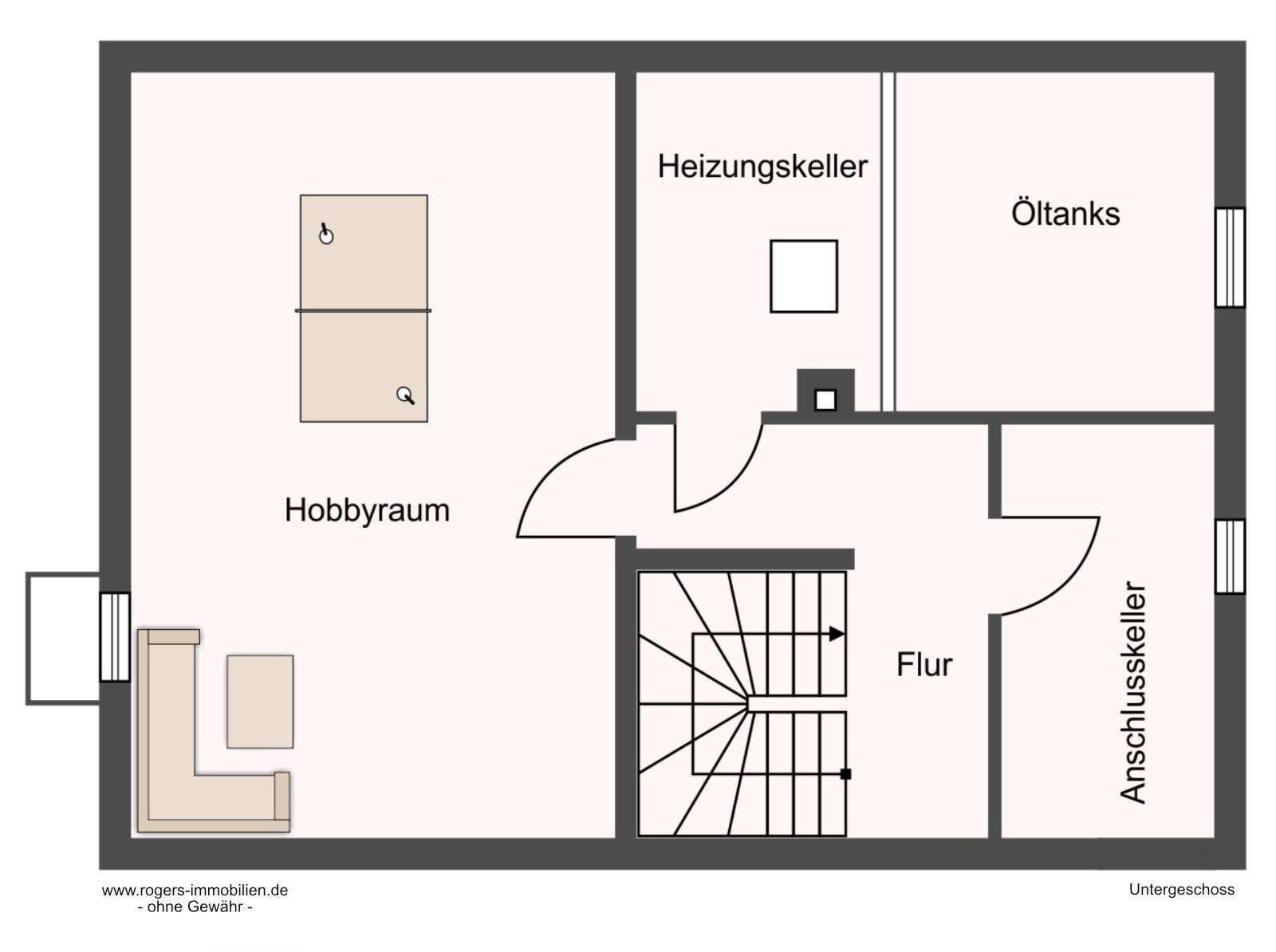 Putzbrunn Grundriss  UG