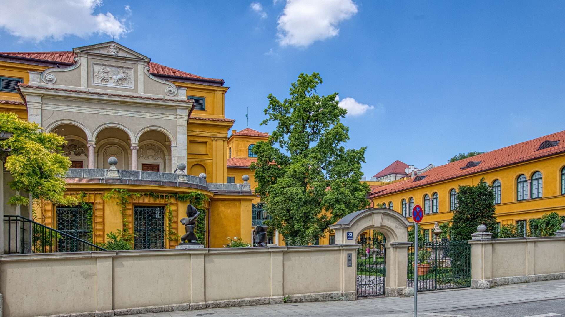 Das Lenbachhaus in der Maxvorstadt 