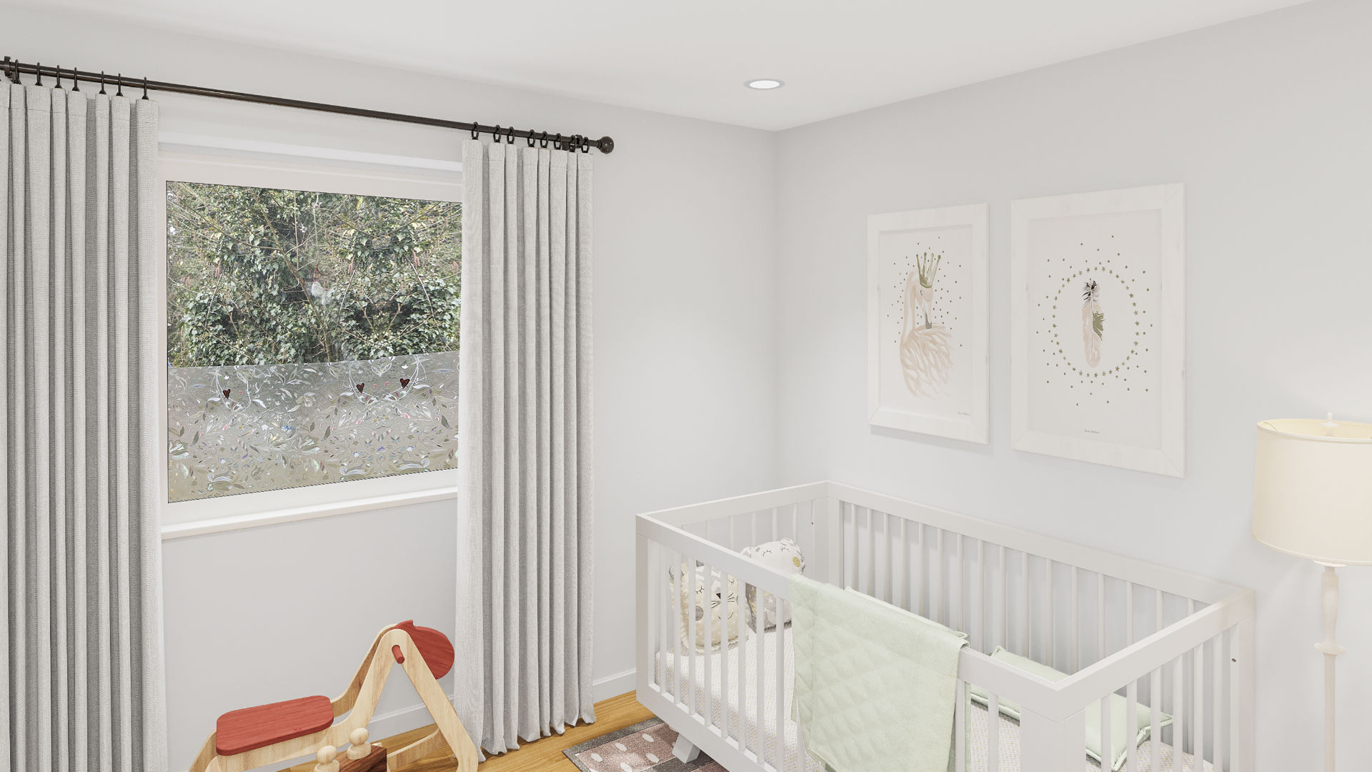 Kinderzimmer mit Babymöbeln