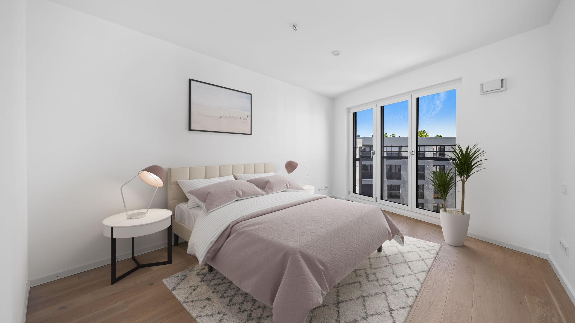 Aubing Wohnung kaufen Schlafzimmer Visualisierung