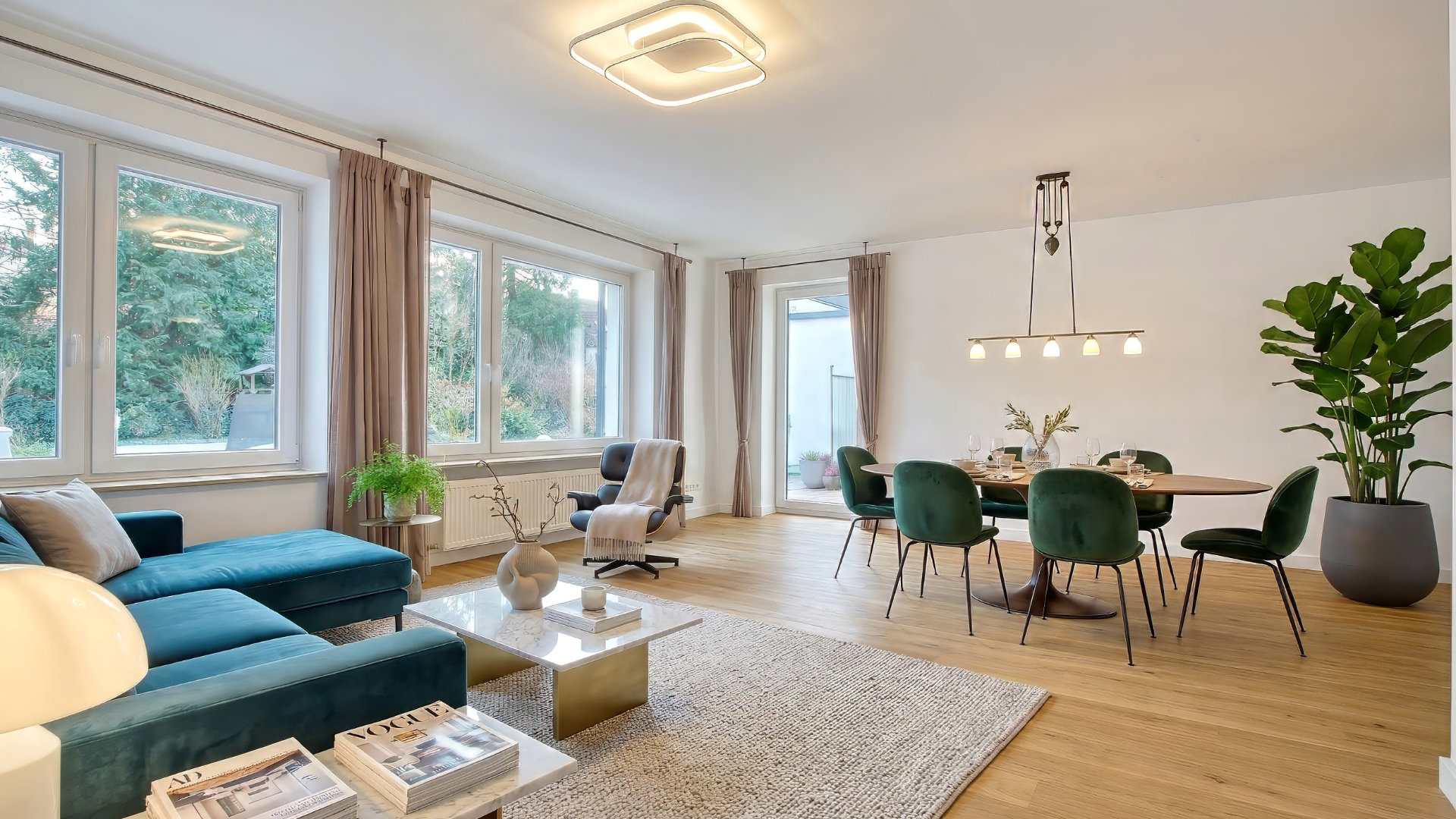 München Obermenzing Haus kaufen-Wohnzimmer-staging-2526 München Obermenzing Haus kaufen-Wohnzimmer-staging-2526