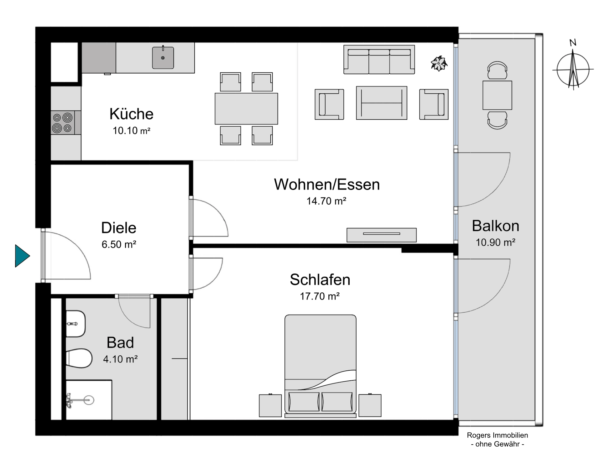 München Milbertshofen Wohnung kaufen Grundriss
