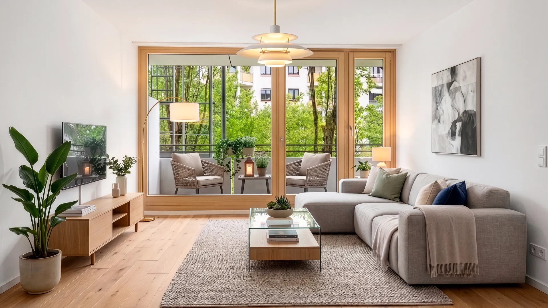 München Milbertshofen Wohnung kaufen Wohnzimmer N09A1002